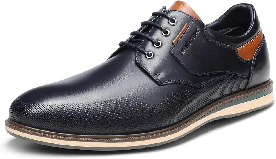 Bruno Marc Men's Casual Dress Business Formal Oxford