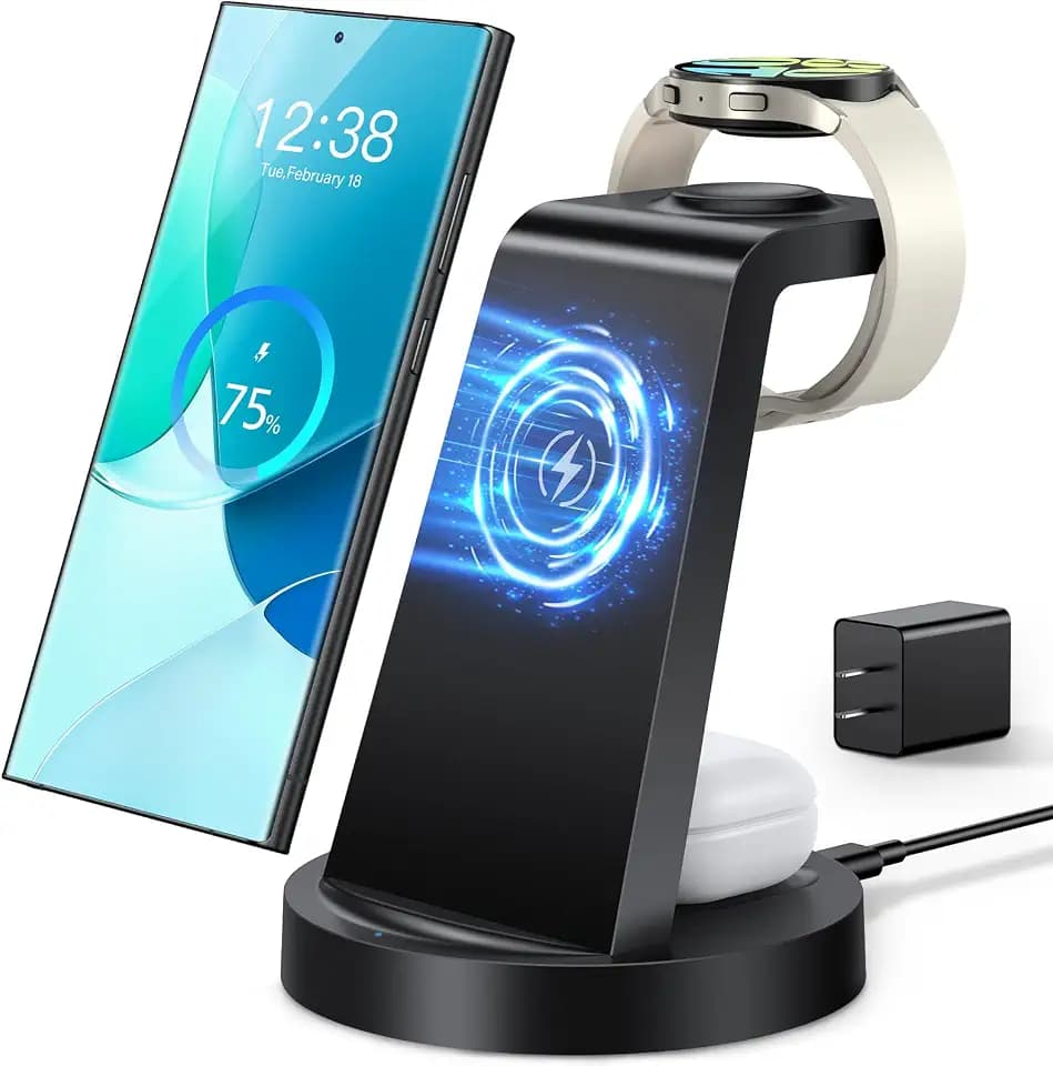 Wireless Charger for Samsung: 3 in 1 Wireless Charging Station