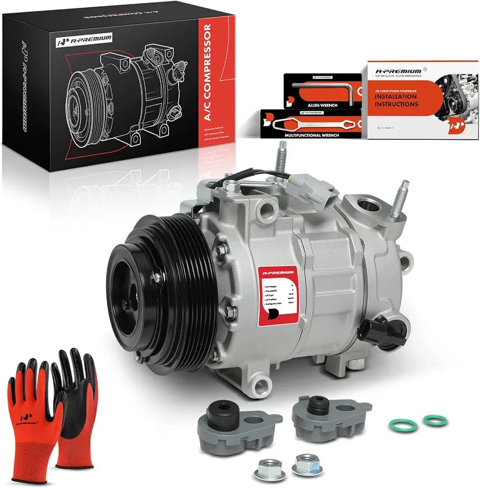 A-Premium Air Conditioner AC Compressor with Clutch