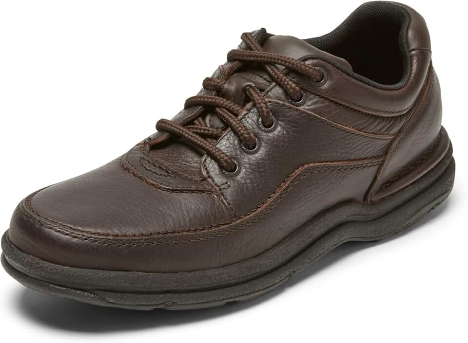 Rockport Men's World Tour Classic Walking Shoe, Chocolate Chip, 9.5 X-Wide