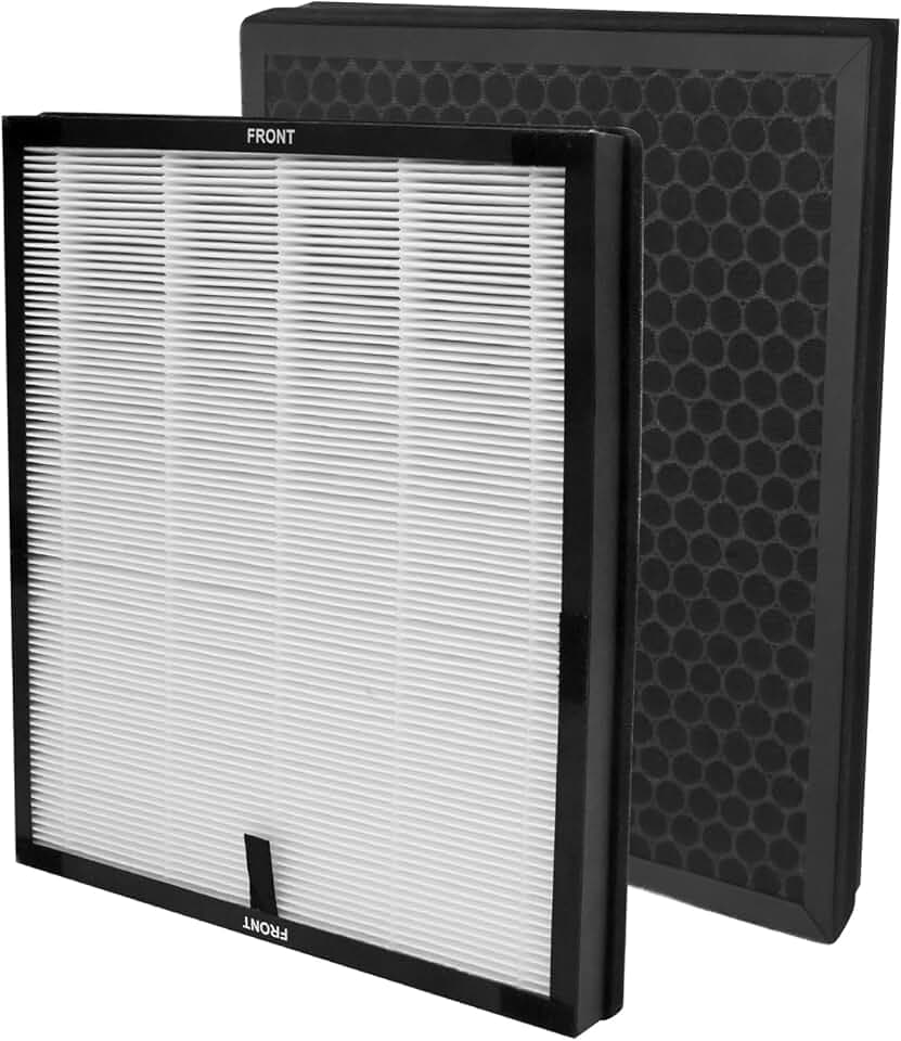 2 Stück H13 HEPA Ersatzfilter mit Vorfilter, 3-in-1 H13 Ersatz für Morento HY4866/YIOU M1 Luftreiniger, für den Einsatz zu Hause