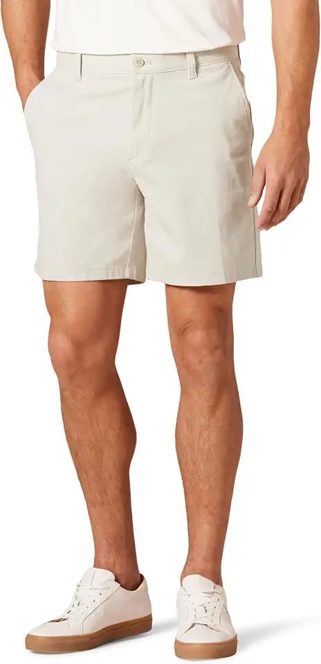 Amazon Essentials Men's 7" Cotton Blend Stretch Chino Shorts