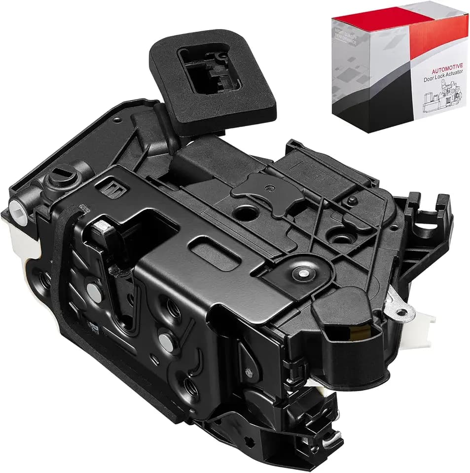 SYERAL Door Lock Actuator 5K4839015AE Rear Left Driver Side Door Latch Compatible with Volkswagen Atlas Cross Sport Beetle e-Golf Golf GTI Jetta Passat