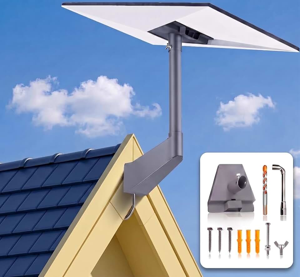 Standard Gen 3/4/4X Mount for Starlink, 360° Adjustable Wall/Roof/Pole Kit