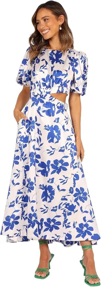Petal & Pup Women's Aminah Puff Sleeve Dress