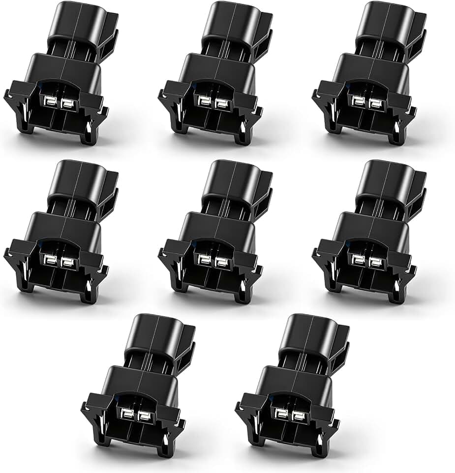 MOTOALL Fuel Injector Connector Adapters EV1 to EV6 Wire Wiring Harness