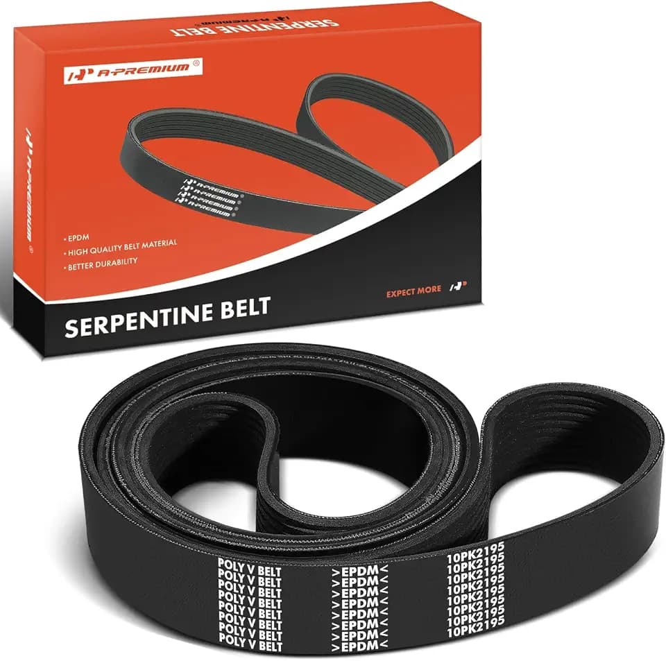 A-Premium Heavy Duty Serpentine Belt 10-Rib 86.41 In