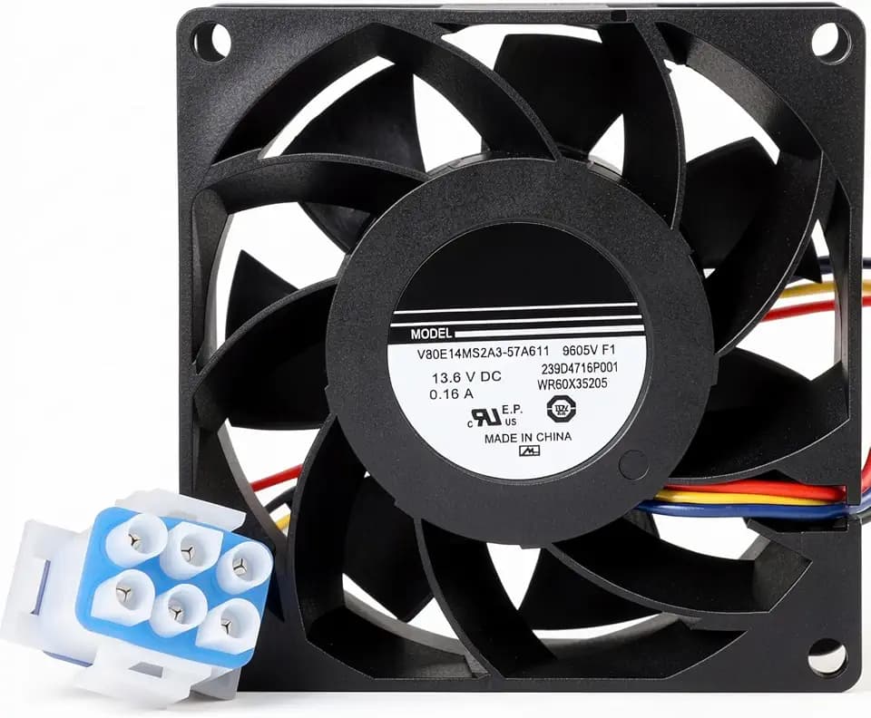 WR60X35205 Refrigerator Fresh Food Evaporator Fan Motor Compatible with GE