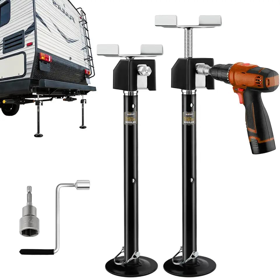 RV Slide Out Support Jacks Set of 2, 6000lbs Heavy Duty Supports