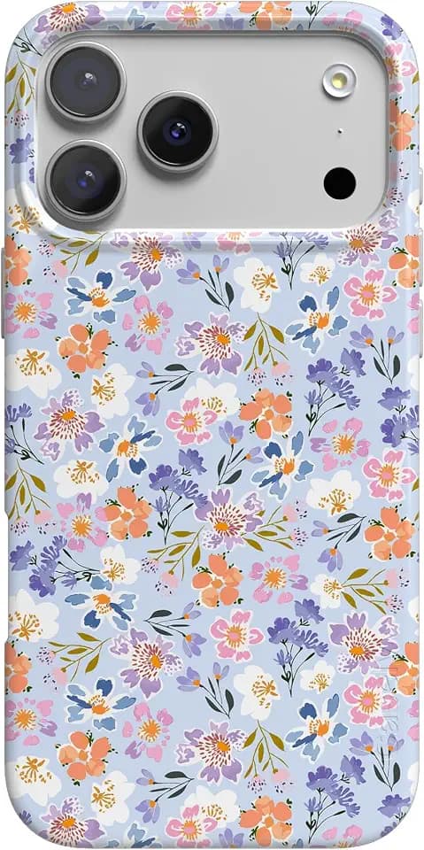 Casely iPhone 17 Pro Max Case | Poppy Meadows | Pastel Floral | Compatible with MagSafe | Classic Ultra Slim Design
