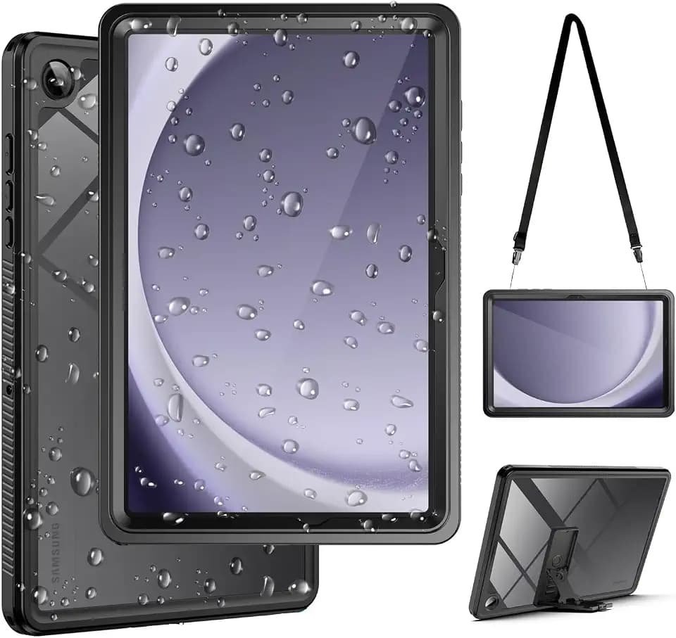 Waterproof Case for Samsung Galaxy Tab A9 Plus 11 Inch 5G 2023 Case,Built-in Screen Protector/Kickstand/Full-Body Shockproof Protective Cover for Tablet A9+ 11''