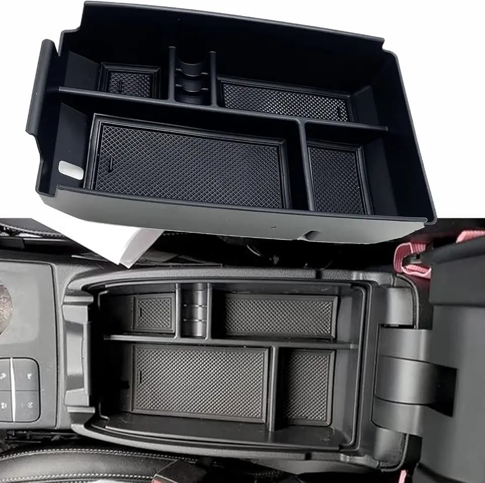 Compatible with Ford Escape 2020 2021 2022 2023 2024 2025 2026, Bronco Sport 2021-2023 2024 2025 Accessories Center Console Tray Organizer, Armrest Secondary Storage Box