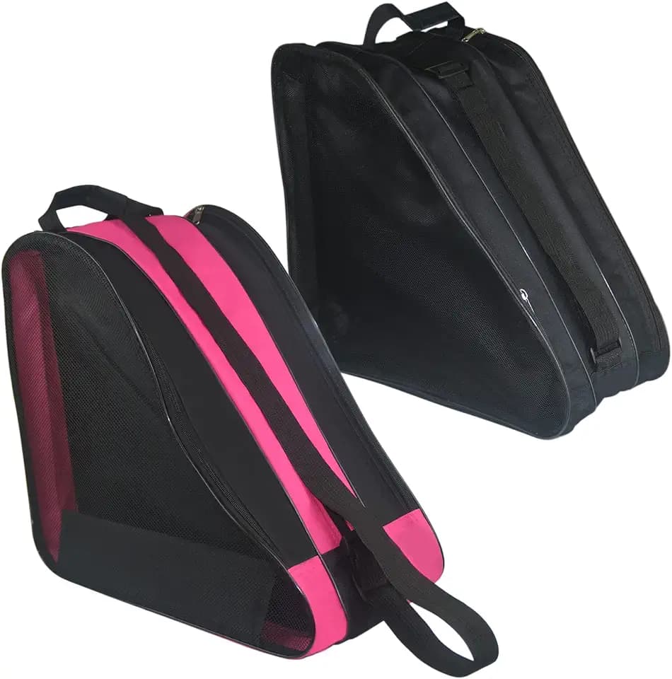 Gooyule Ice Skate Bag - Large Capacity Skating Bag Fits Quad, Inline and Most Roller Skates