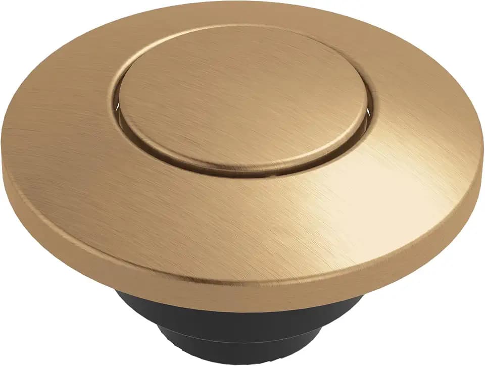 Moen Bronzed Gold Garbage Disposal Air Switch Coordinating Decorative Button, AS-4201-BZG