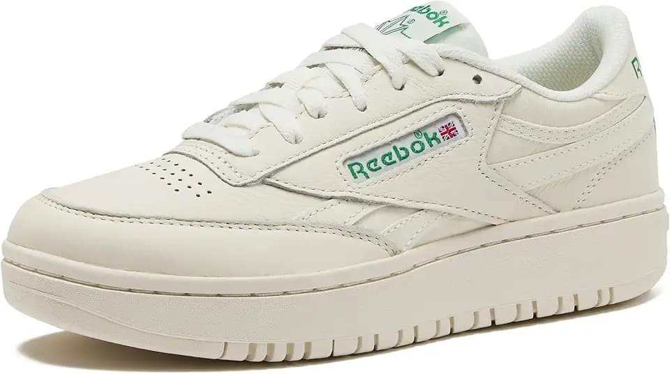 Reebok Womens Club C Double Revenge Platform Tennis Shoes for Women, Fashion Womens Sneakers