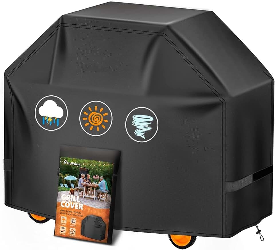Grill Cover 65 Inch - Superior BBQ Cover for Weber Genesis 400 and Summit 400 Series Gas Grill - 600D Outdoor Barbecue Cover for Weber 4 Burner Genesis ii E325s, E410 and Summit E470, S420