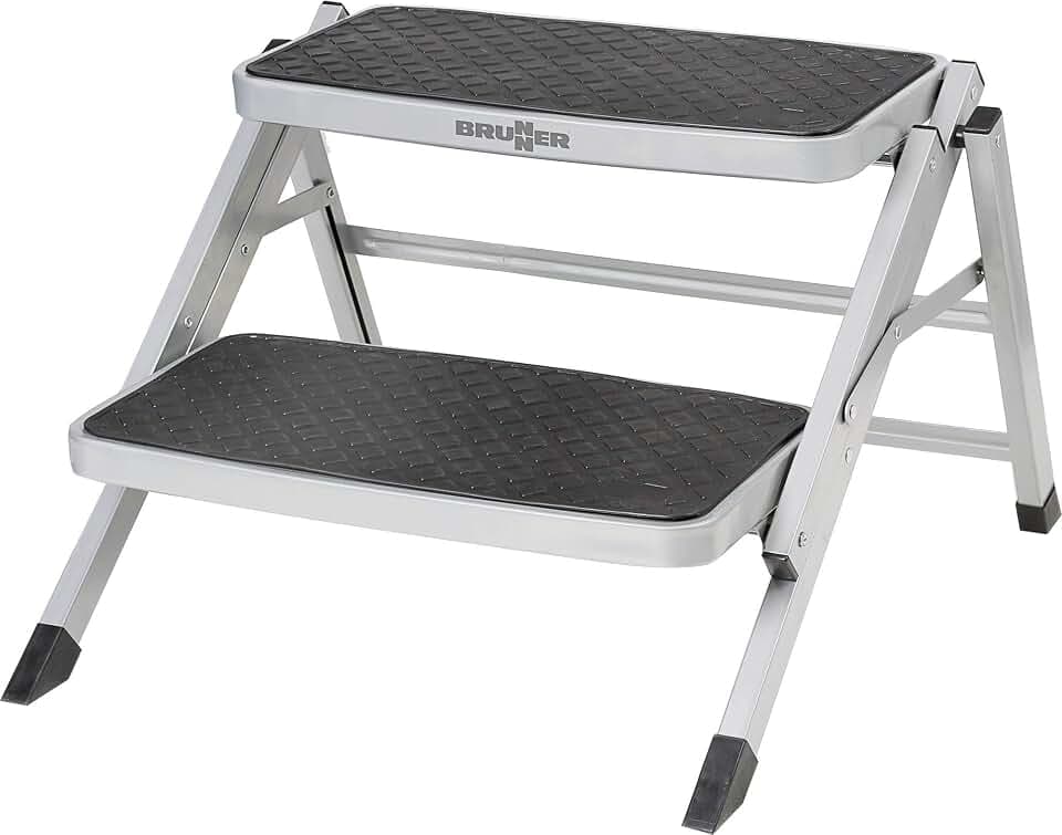 BRUNNER 7225147N Doppeltrittstufe, Ruckstep, Schwarz