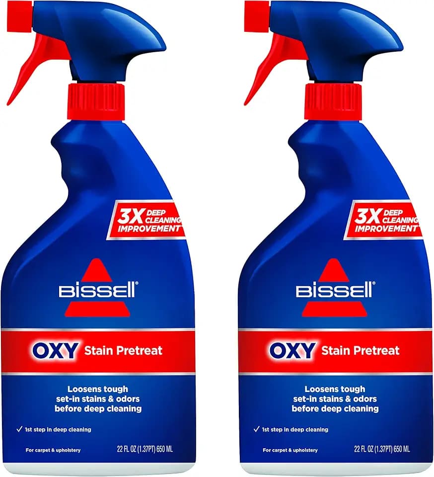 BISSELL Tough Oxy Stain Pretreat Formula, 22 Fl Oz, Pack of 2