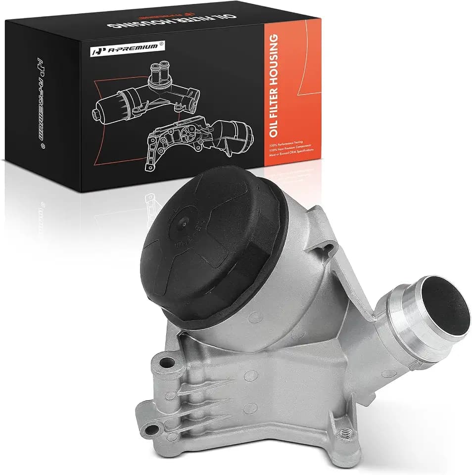 A-Premium Aluminum Engine Oil Filter Housing Assembly