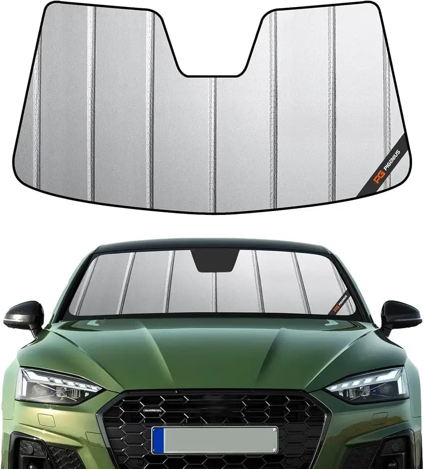 Pigenius Windshield Sun Shade for Audi A5 Sportback/S5 Sportback/RS5 Sportback/A5 Quattro Coupe/S5 Coupe/RS5 2018-2025 Without HUD - Safeguard