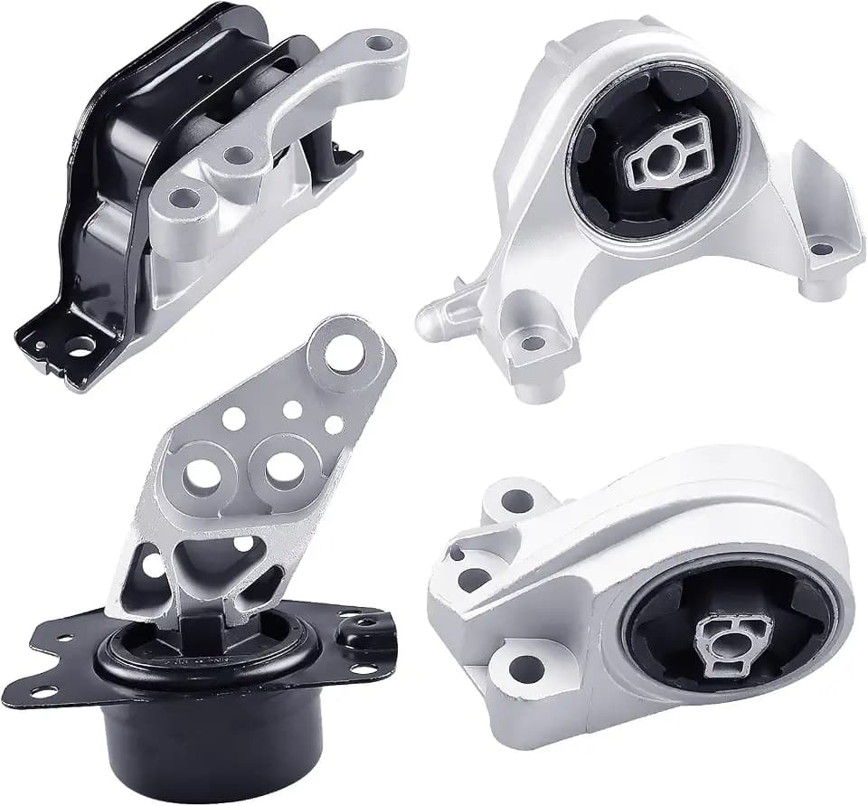 Engine Motor Mount Set & Trans Mount Compatible with 10-12 Equinox 3.0L V6，13-17 Equinox 3.6L V6 , 10-17 GMC Terrain 3.6L V6，10-12 GMC Terrain 3.0L V6, Replacement for A5553 A5554 A5633 A5705 A5707