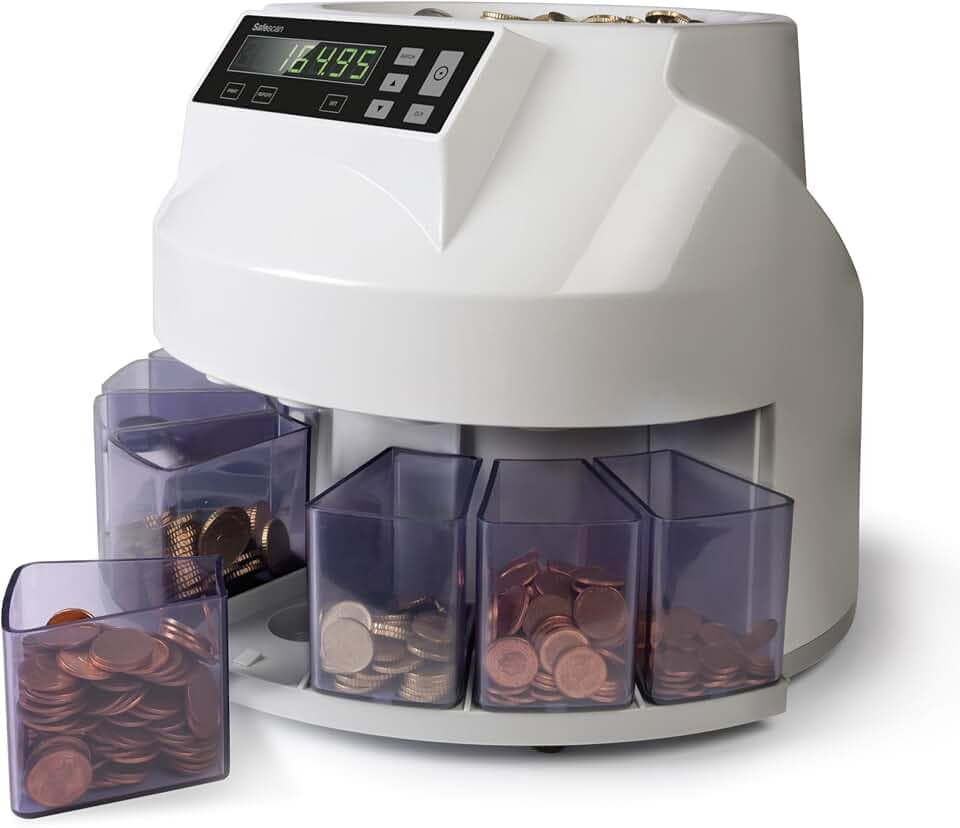 Safescan 1250 EUR Münzzähler, Geldzählmaschine