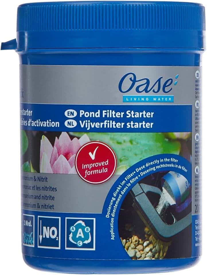 OASE 50295 AquaActiv BioKick, 200 ml (190 g) für 10.000 l - Teichbakterien Starterbakterien für Fischteich Gartenteich Schwimmteich
