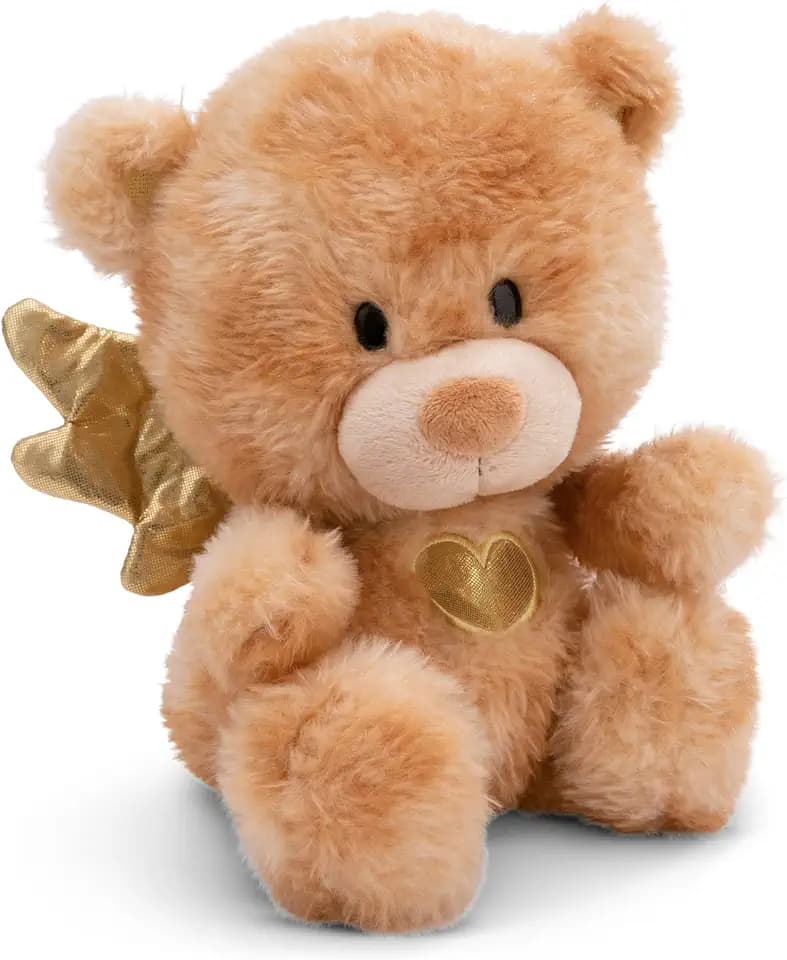 NICI Dein Schutzengel Kuscheltier Bär La La Bearie 28cm in Geschenkbox - Teddybär klein, Niedliches Stofftier zum Kuscheln und Spielen, Plüschtier für Schmusetierliebhaber - 61184