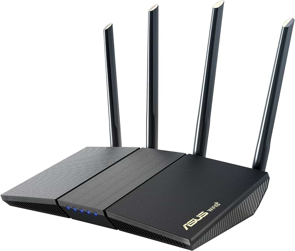 ASUS RT-AX3000S Dual Band WiFi 6 Extendable Router, Instant Guard, Parental Control Scheduling, Built-in VPN, AiMesh Compatible