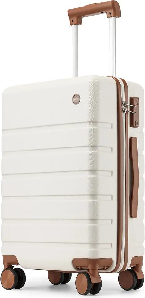 Hulsin 20-Inch Carry on Luggage, Hardside Suitcase with TSA Lock