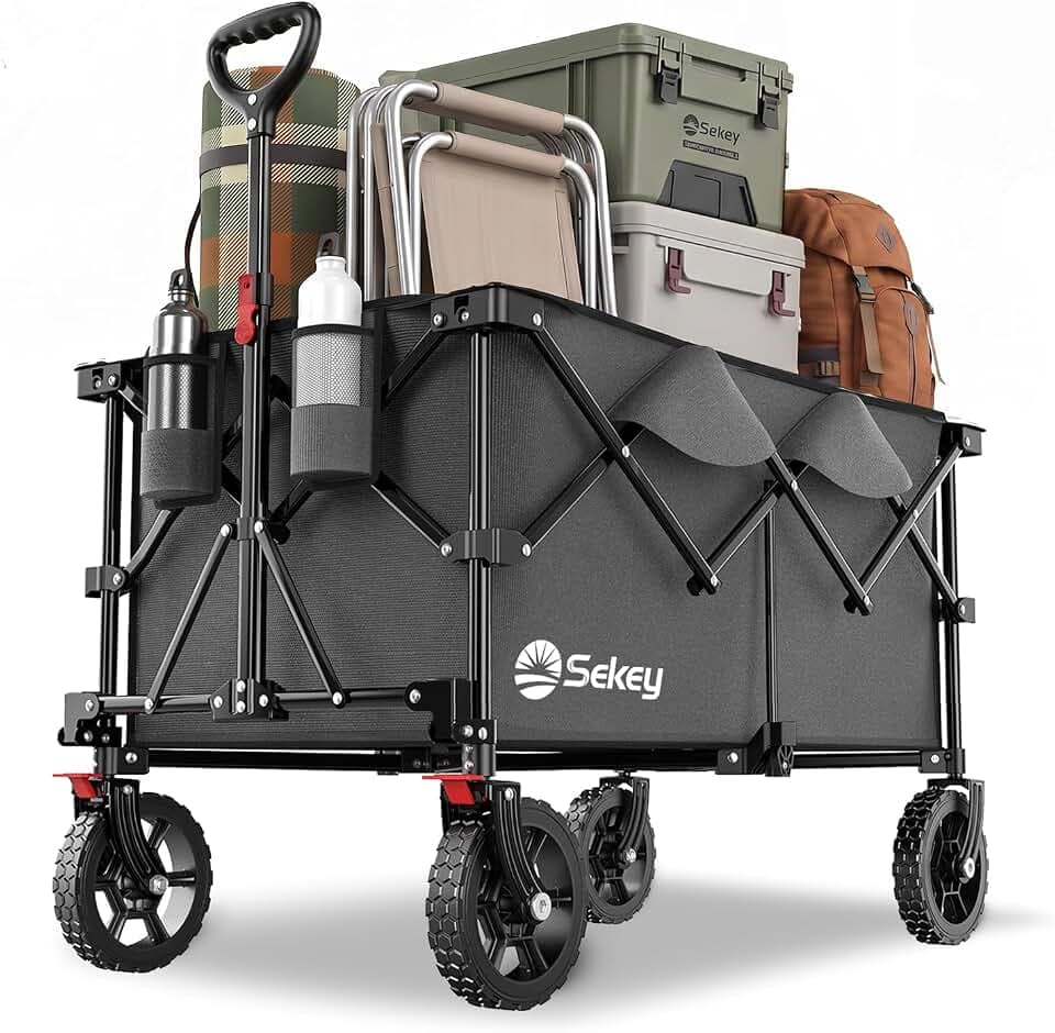 Sekey XXL Plus 4010 Bollerwagen Faltbar 200L 200KG Geländereifen