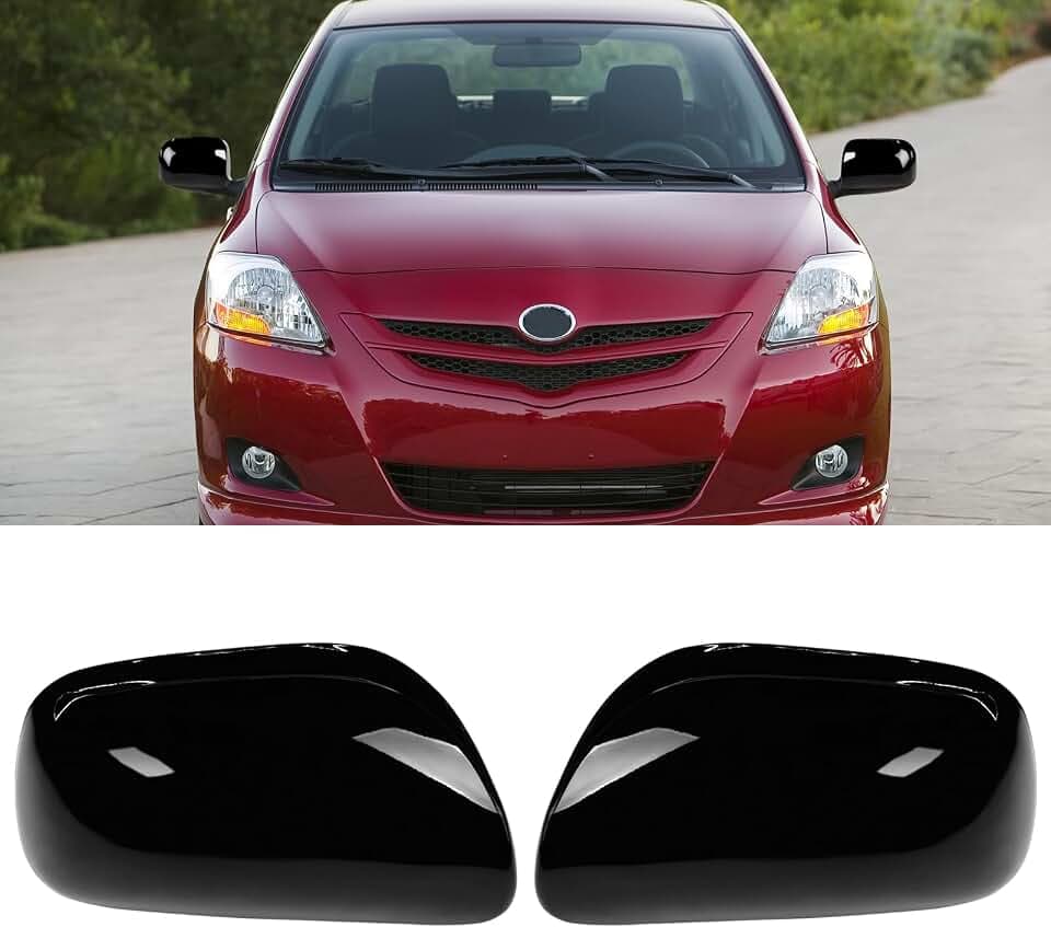 TTCR-II 2PCS Kompatibel mit Rückspiegel Abdeckung Toyota Yaris II 2006-2011