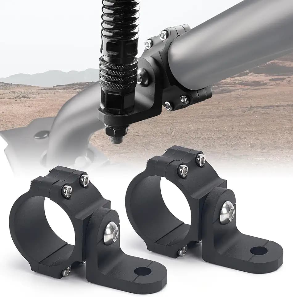Xprite Whip Light Mount for UTV ATV Can-Am 1.75"-2" Roll Cage Bar 2-Pack