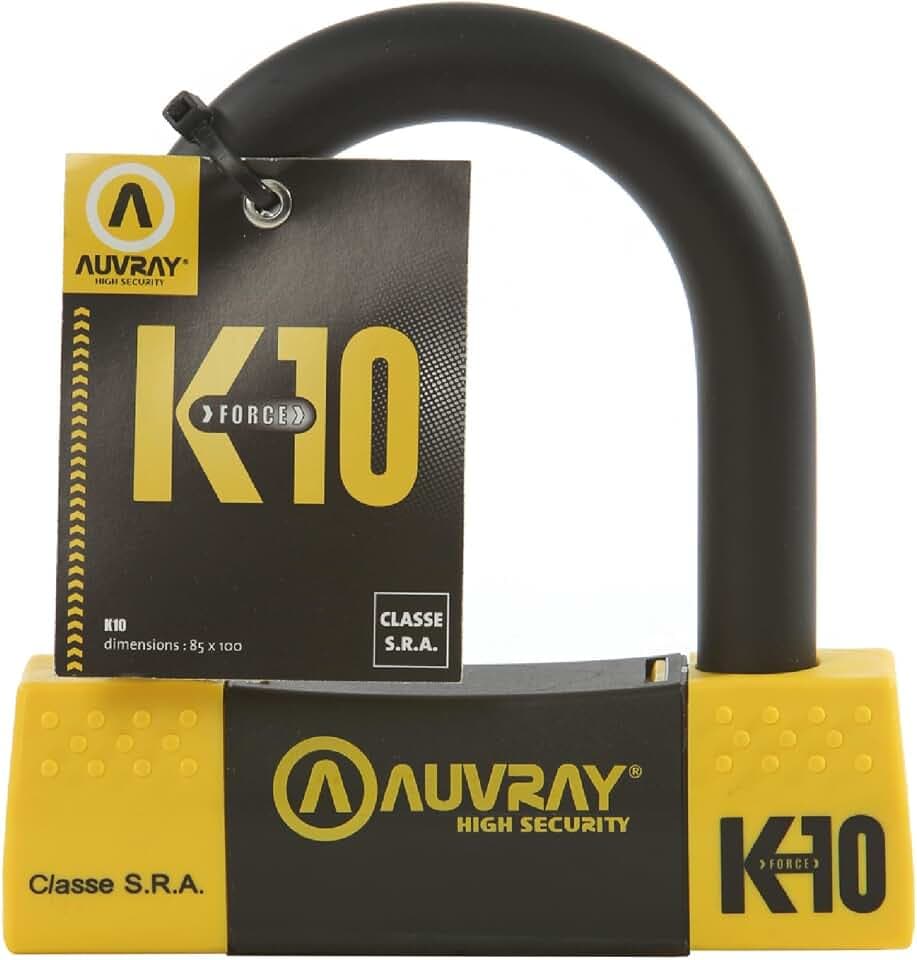 Auvray K85100MAUV Motorradschlösser, 85 x 100, Gelb