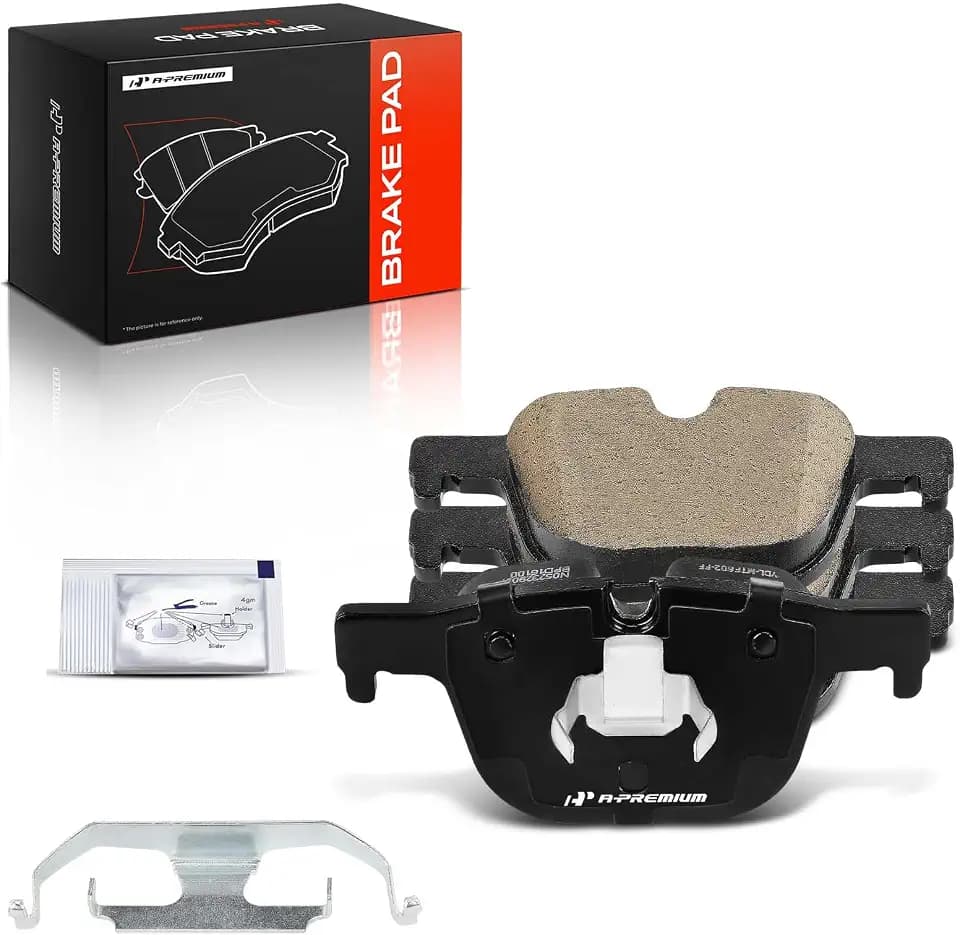 A-Premium Rear Ceramic Brake Pads Compatible with BMW