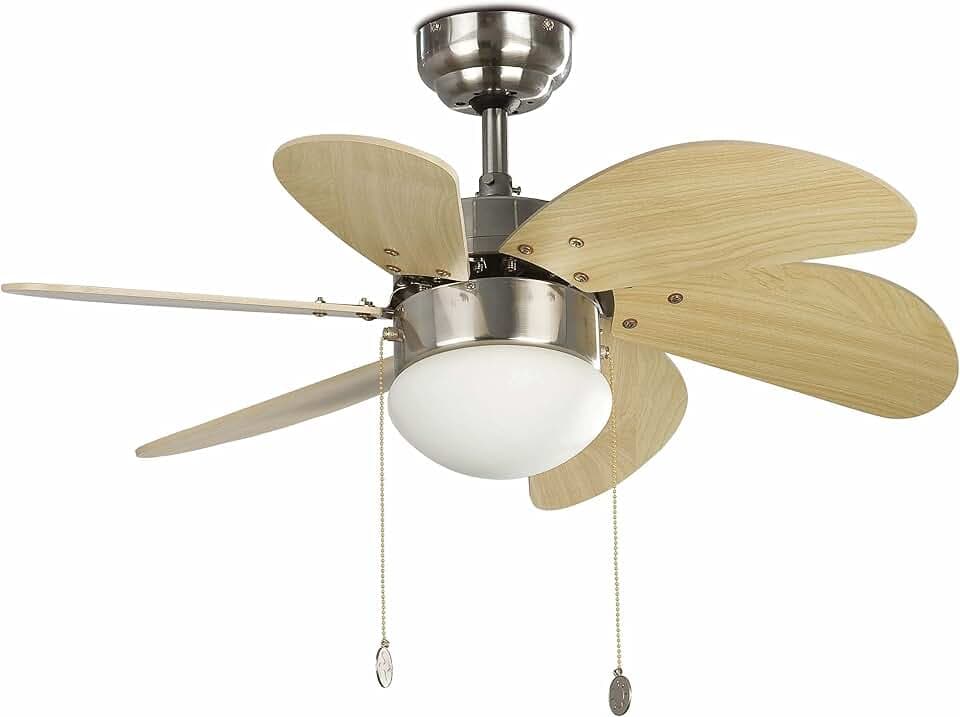 FARO Deckenventilator PALAO Nickel matt
