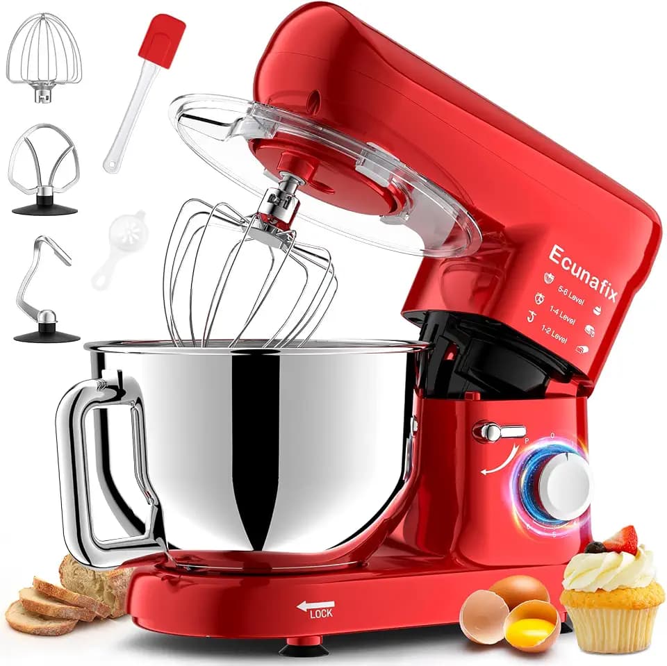Küchenmaschine Knetmaschine 2000W 6,5L Teigmaschine Rührmaschine