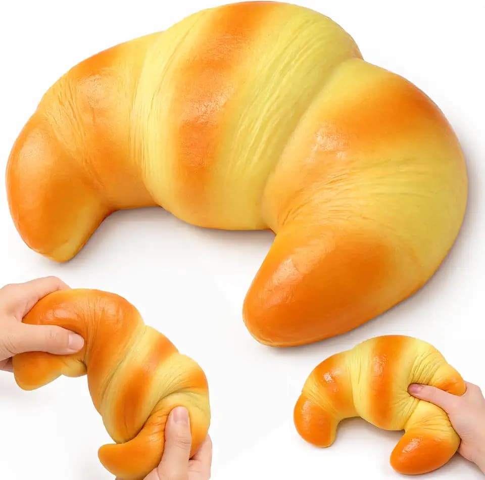 7IN Jumbo Bread Squishys Slow Rising Squishies Toys for Adults Stress
