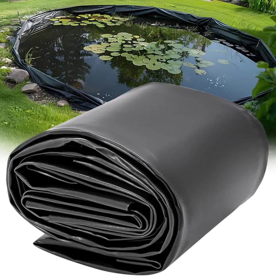 20 X 30 FT Pond Liner, 20 Mil HDPE Pond Liners for Outdoor Ponds