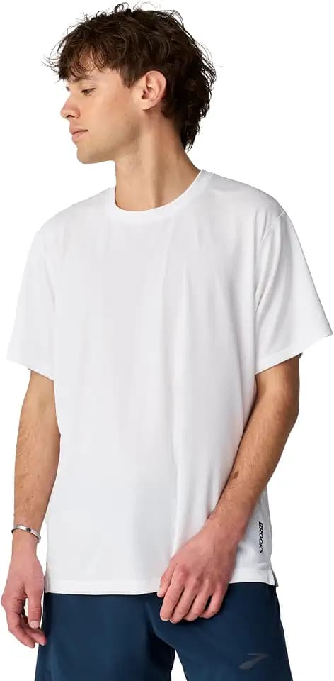Brooks Men's Dash Short Sleeve Shirt, UPF 30+ Performance Tee