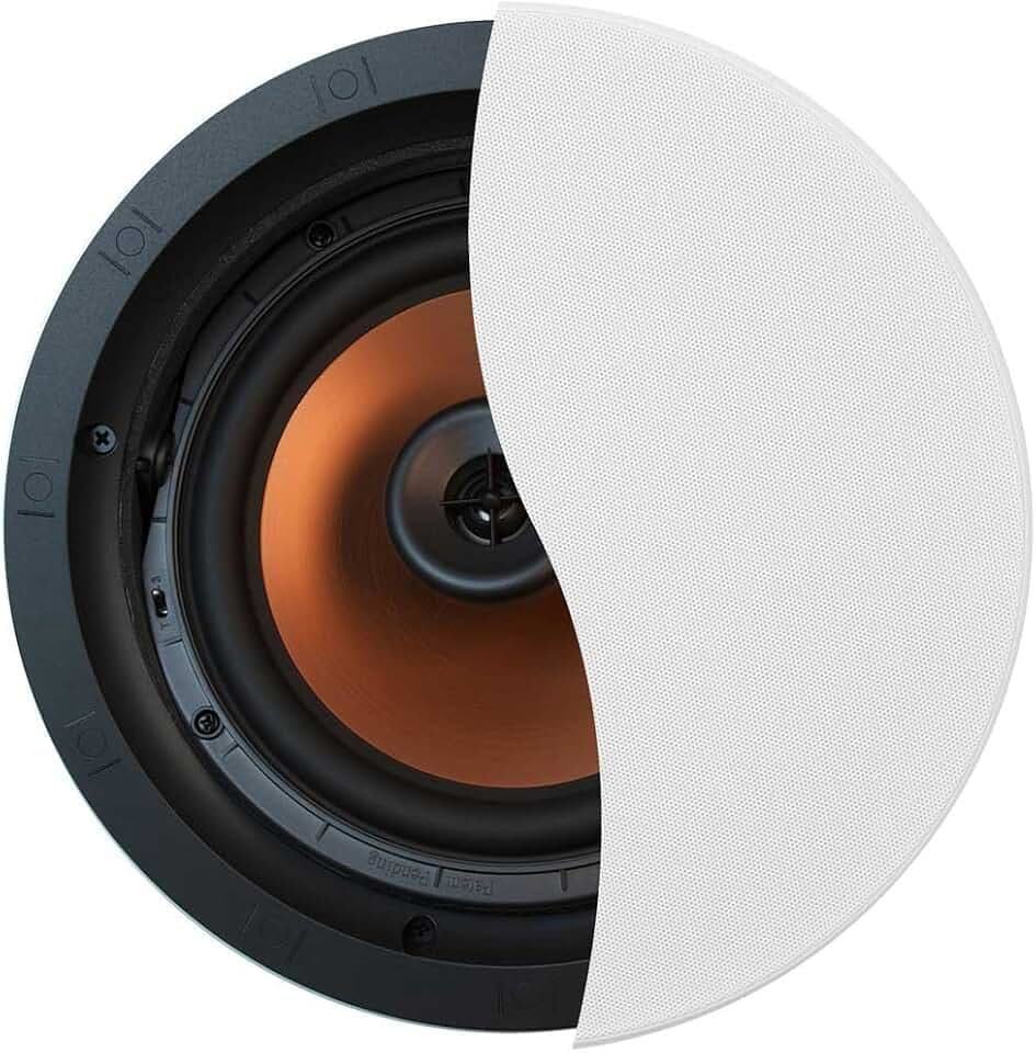 Klipsch Outdoor/Surround in-Ceiling Speaker Soundbar Home Speaker, Set of 1, White (CDT-5800-C II)