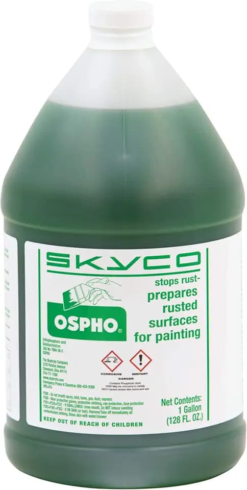 SKYCO Metal Rust Remover 1Gallon Prepares Surfaces for Painting Genuine