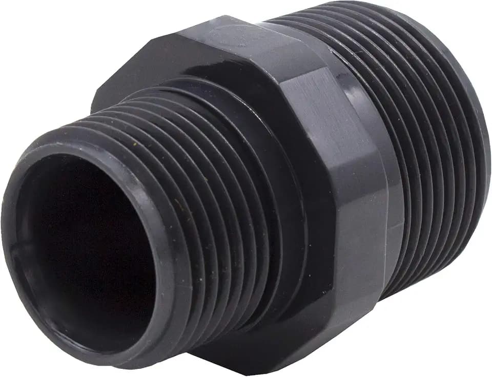 VARIOSAN Reduziernippel 14085, 1 1/4" x 1" AG/AG, PVC-U, 10 bar