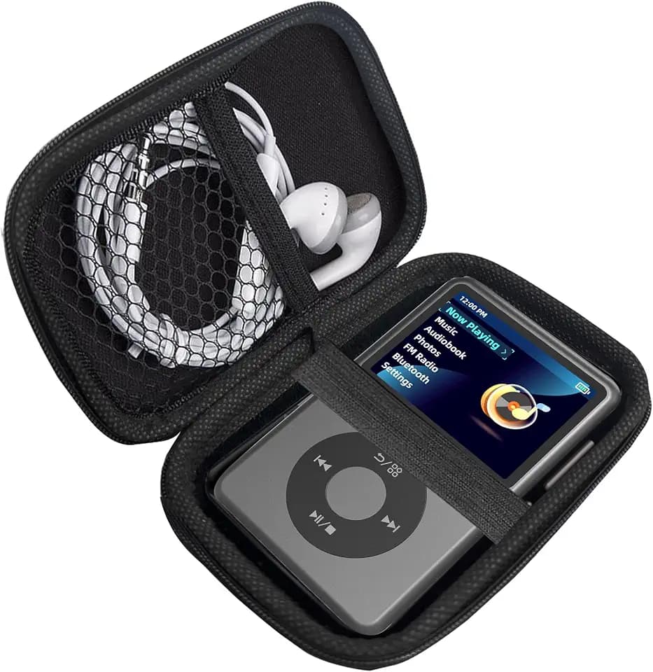 Compatible with Innioasis Y1 Case, Lamshaw Durable EVA Carrying Case, Shockproof & Lightweight Protective Cover Compatible for Innioasis Y2, Y1 Mp3 Player (Black)