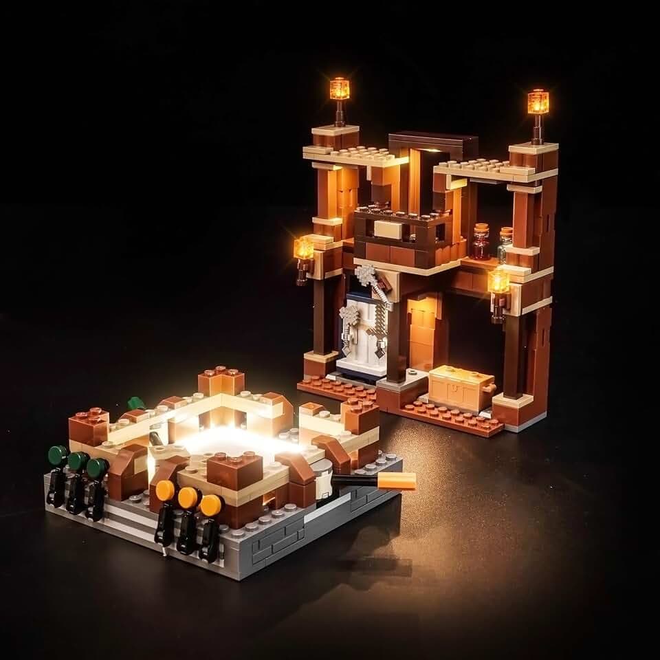 LocoLee Light kit Compatible with Lego 21272 Woodland Mansion Fighting Ring - No Model Only Light, LED Lighting Accessories Compatible with Lego Woodland Mansion vs. Ring 21272