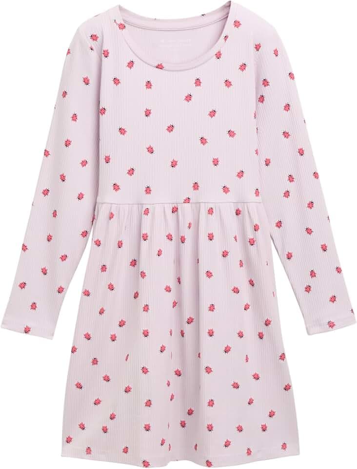Tom Tailor Mädchen Kinder Midi-Kleid mit Muster