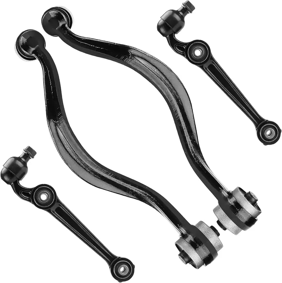 Front Left&Right Lower Rearward Forward Control Arms w/Ball Joints Suspension Kits for 2007-2012 Ford Fusion Lincoln MKZ Mercury Milan-K620492 K620493 (4pc)
