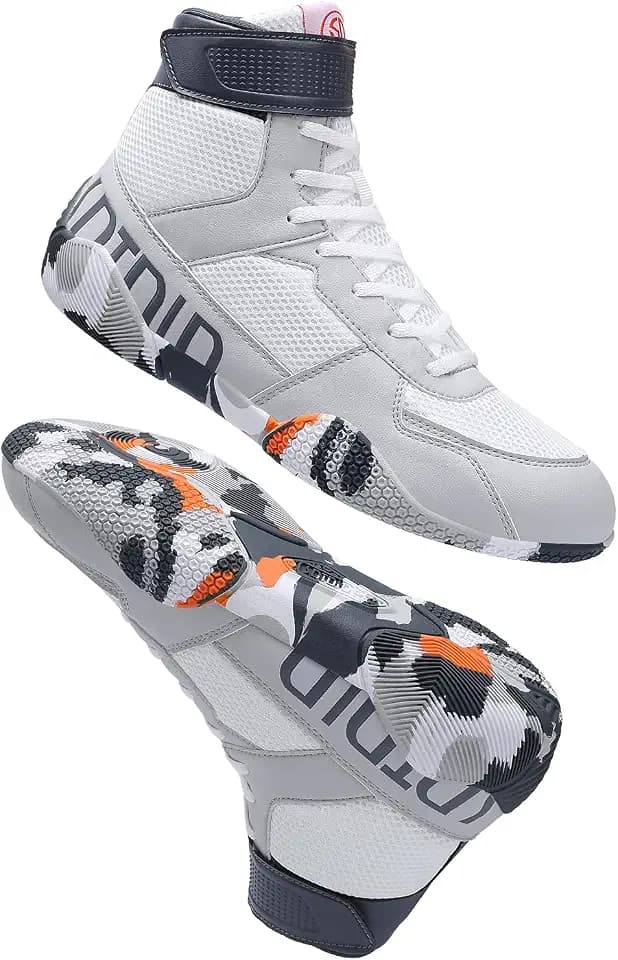 Men's Wrestling Shoes with Lightweight,Sdtdid Boxing Shoes for Gym, Training, Powerlifting,Etc.