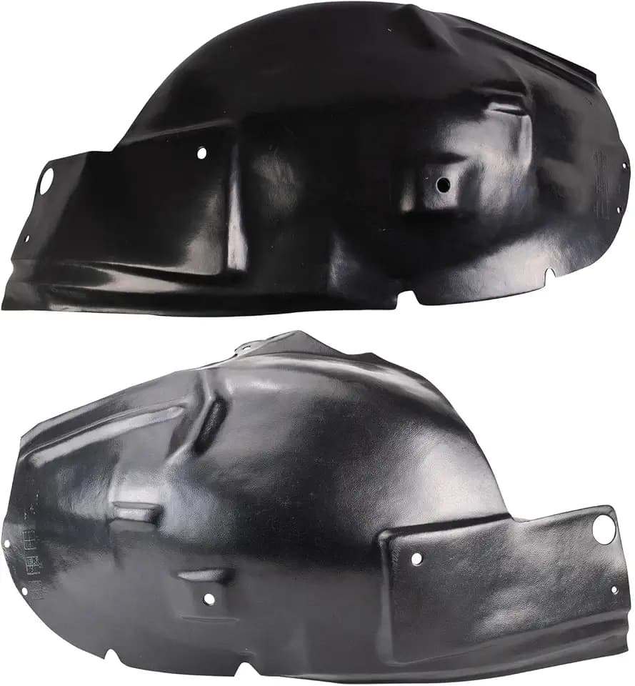 TRQ Front Inner Fender Liner Set Driver & Passenger Side FO1250128 FO1251129 Compatible with 2005-2009 Ford Mustang