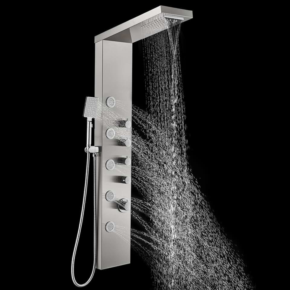 ROVOGO Shower Panel Tower System - Use 4 Shower Modes at the Same Time